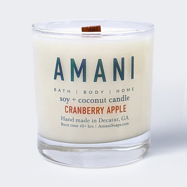 Crackling Wood Wick Candles – Amani Soaps