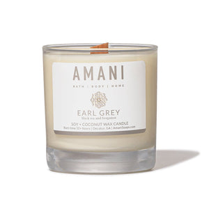 Crackling Wood Wick Candles - Amani Soaps