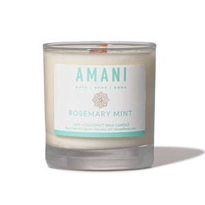 Crackling Wood Wick Candles - Amani Soaps