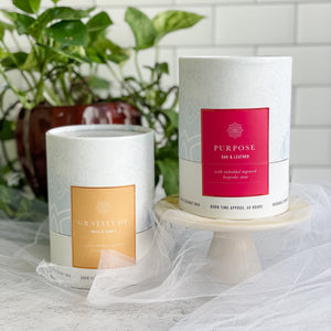 Good Thoughts- Gift Candle with Keepsake Stone - Amani Soaps