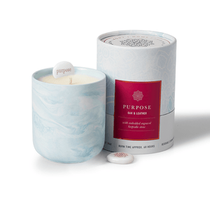 Good Thoughts- Gift Candle with Keepsake Stone - Amani Soaps