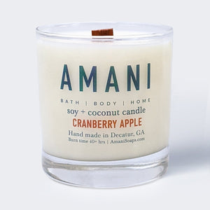 Limited Edition Wood Wick Candles - Amani Soaps