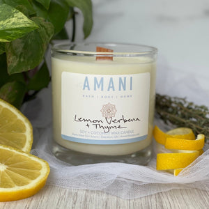 Limited Edition Wood Wick Candles - Amani Soaps