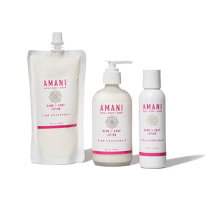 Lotion for Hands and Body: Pink Grapefruit Scent - Amani Soaps